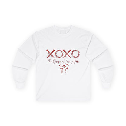 Long Sleeve Tee — XOXO 'The Original Love Letters' Valentine's Graphic Shirt