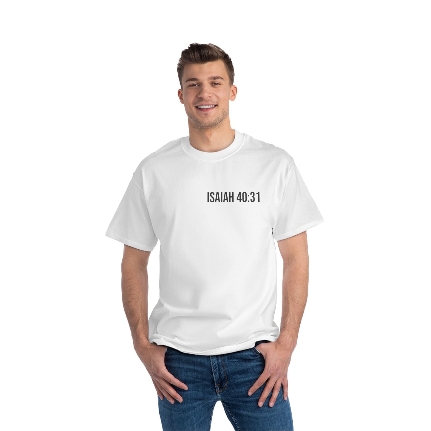 Beefy-T®  Short-Sleeve T-Shirt/Isaiah 40:31 T-shirt