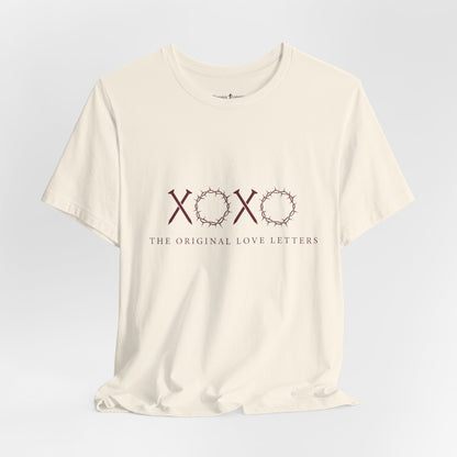 XOXO Floral Tee — "The Original Love Letters" Valentine's Graphic T-Shirt
