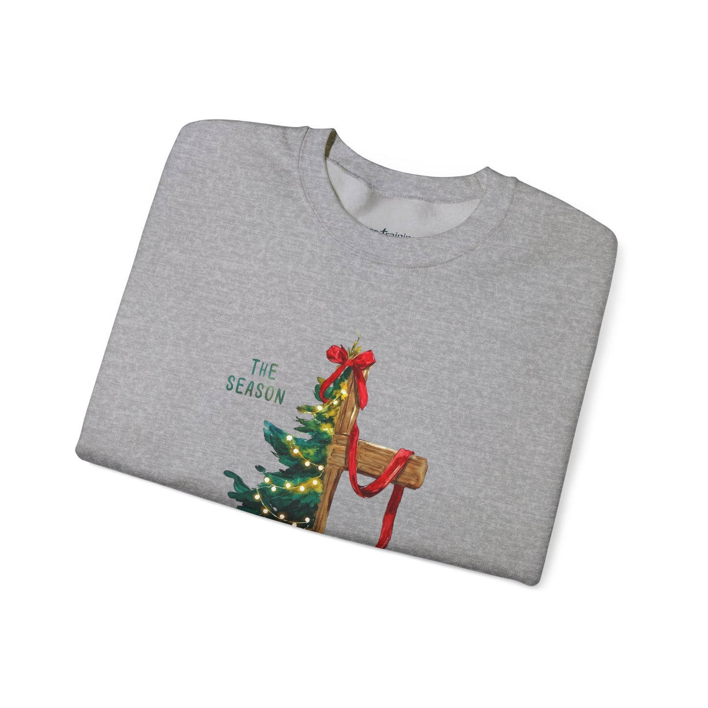 Holiday Mailbox Christmas Sweatshirt — "Tis the Season" Crewneck