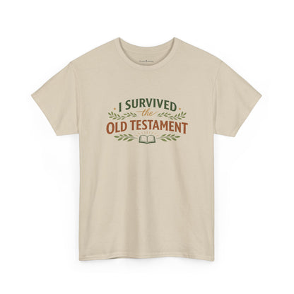 I Survived the Old Testament Tee – Funny Christian Bible Study Shirt