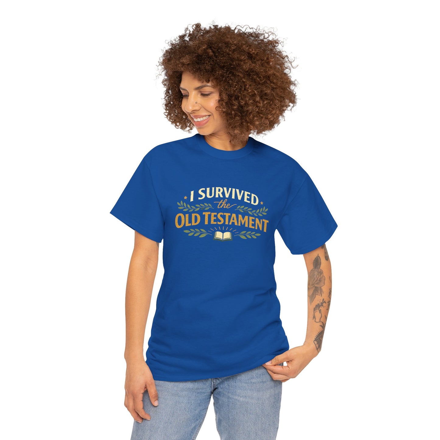 I Survived the Old Testament Tee — Funny Christian T-Shirt