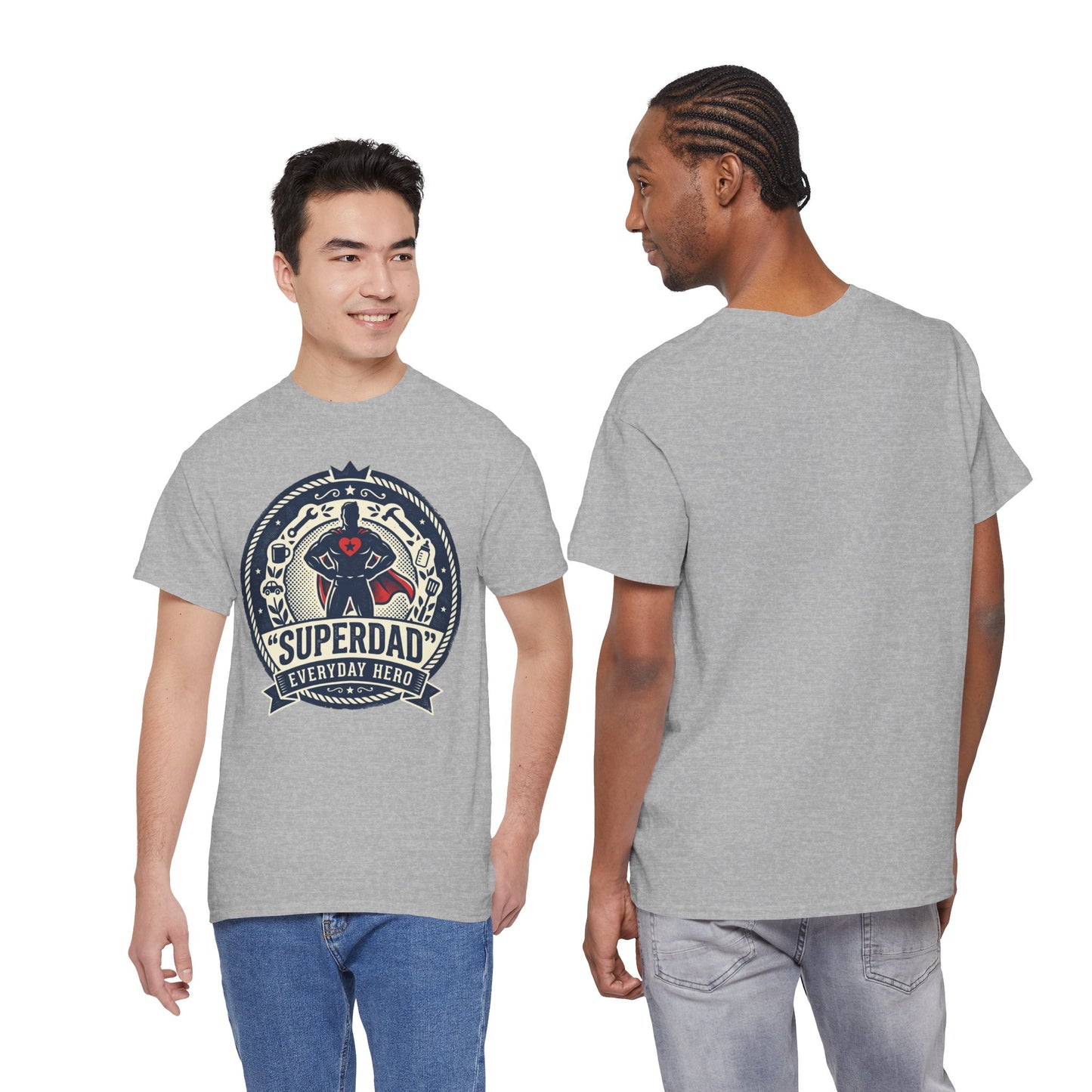 Superdad Everyday Hero T-Shirt — Father’s Day Retro Superhero Tee