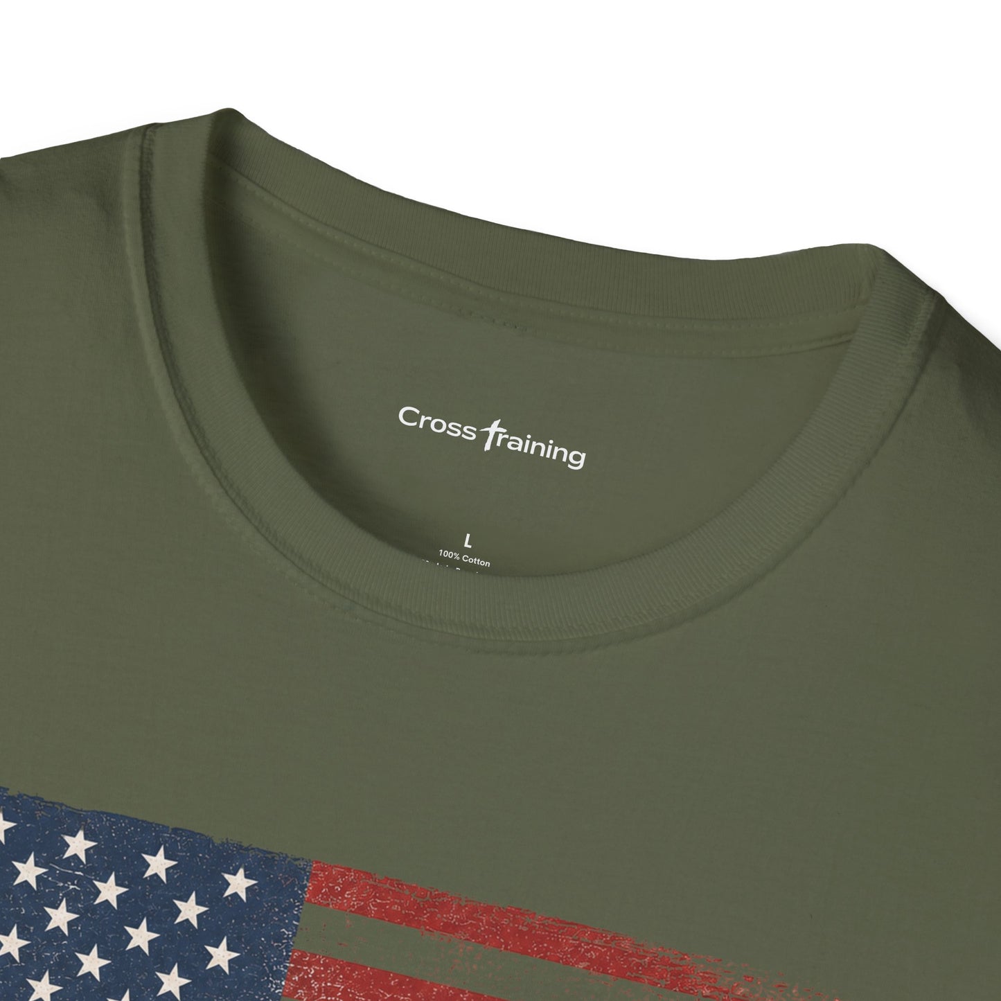 250th Anniversary Flag T-Shirt — "Blessed Is The Nation" Patriotic Tee