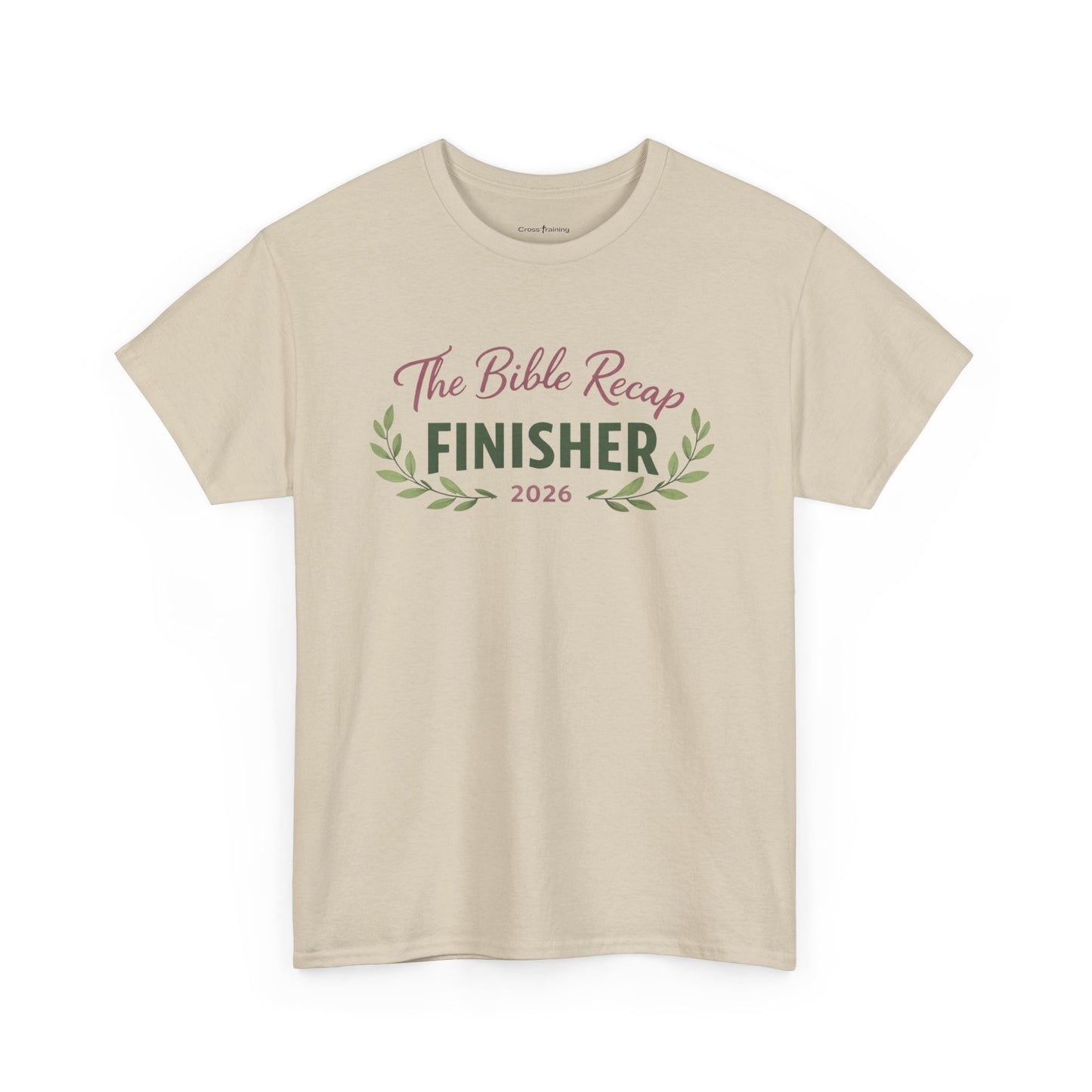 Bible Recap Finisher 2026 T-Shirt — Faith Journey Graduation Tee