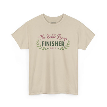 Bible Recap Finisher 2026 T-Shirt — Faith Journey Graduation Tee