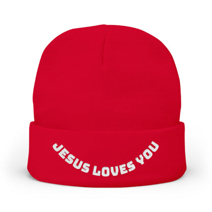 Jesus Loves You Knit Beanie