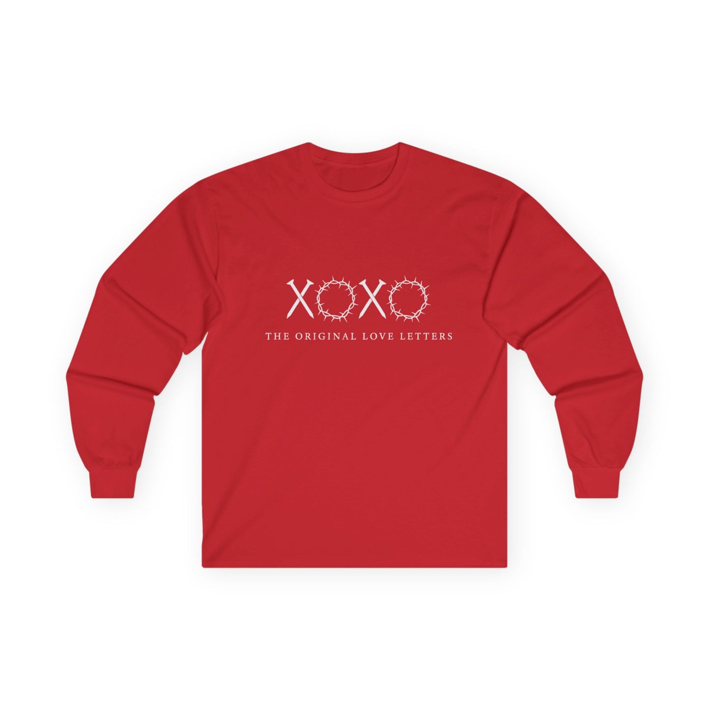 XOXO Barbed Wire Long Sleeve Tee — "The Original Love Letters" Graphic Shirt