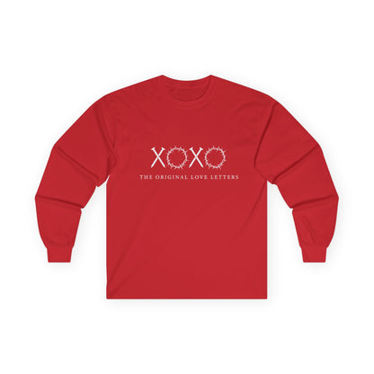 XOXO Barbed Wire Long Sleeve Tee — "The Original Love Letters" Graphic Shirt
