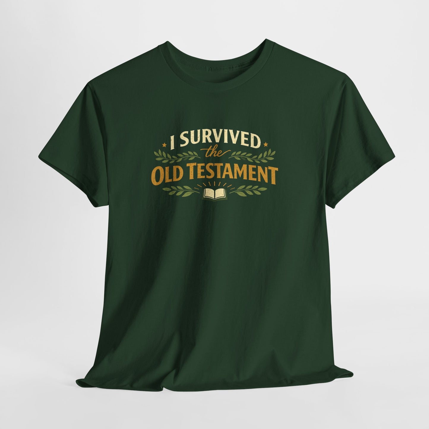 I Survived the Old Testament Tee — Funny Christian T-Shirt