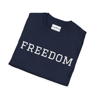 Freedom & Faith Unisex T-Shirt, Inspirational Tee, Casual Wear, Christian Apparel, Great for Everyday Use