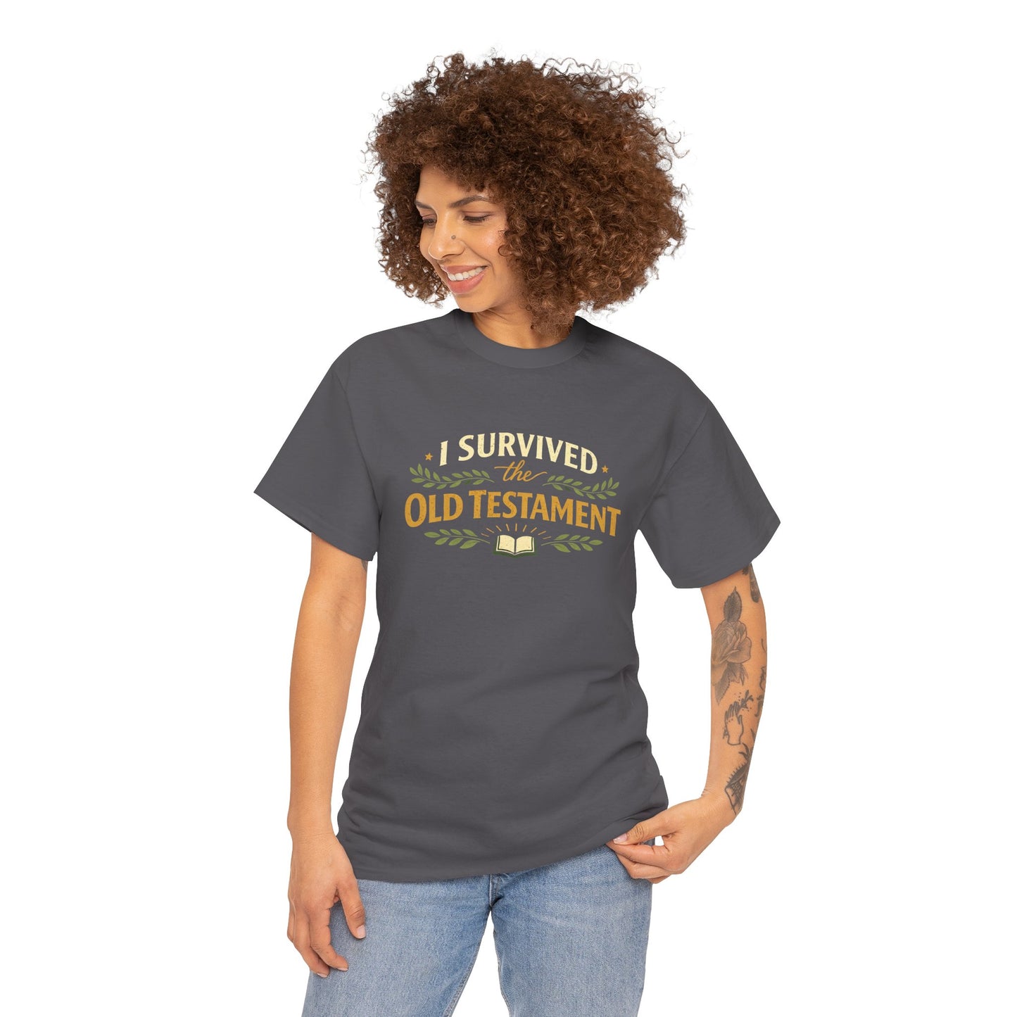 I Survived the Old Testament Tee — Funny Christian T-Shirt