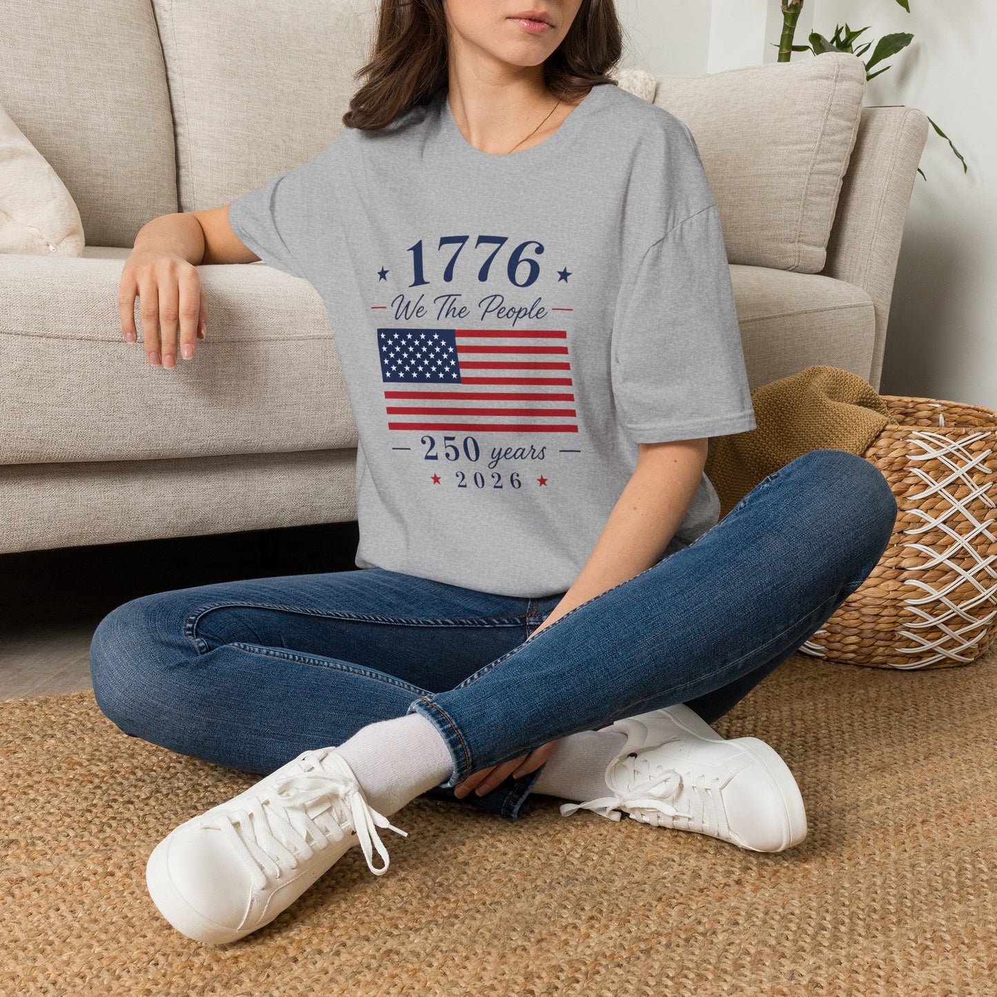 1776 We The People T-Shirt — American Flag Patriotic Tee for Independence Day