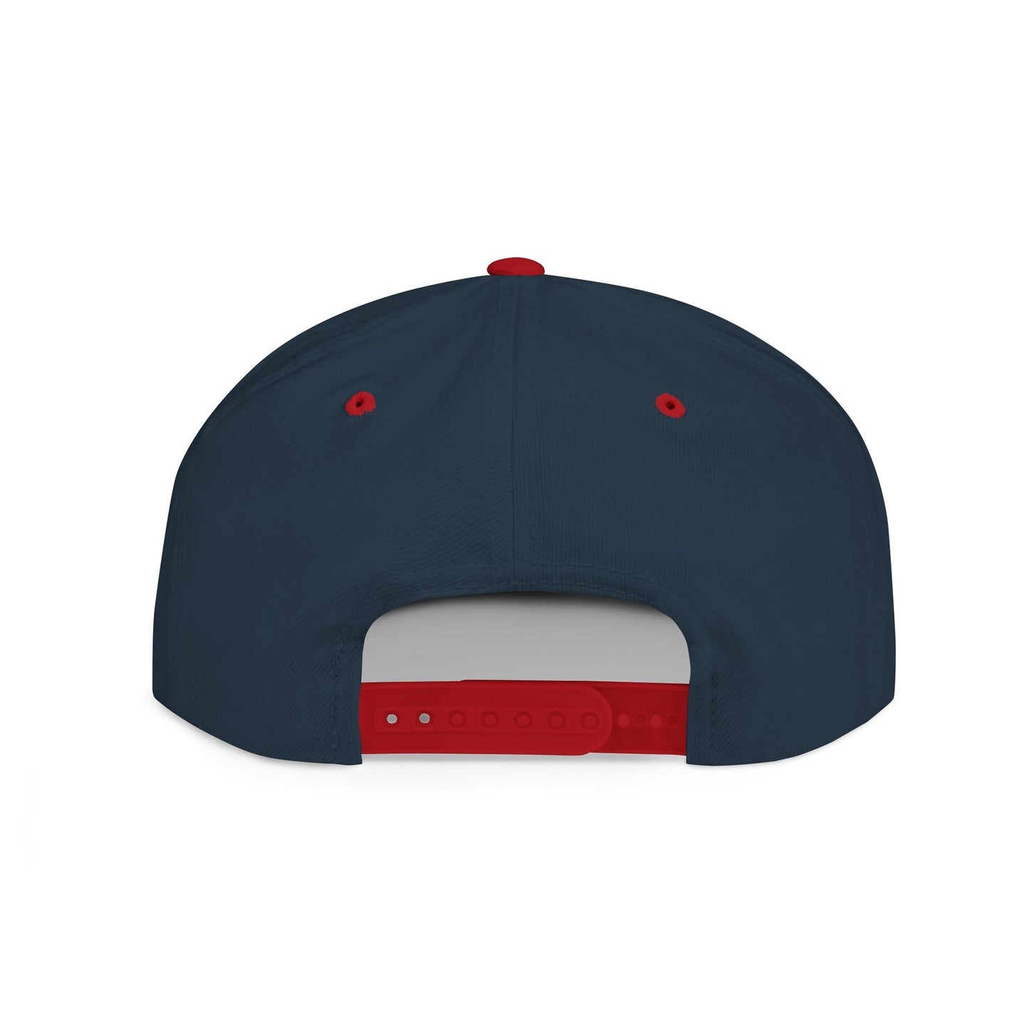 Flat Bill Snapback Hat — "The joy of the Lord is my strength" (Nehemiah 8:10)