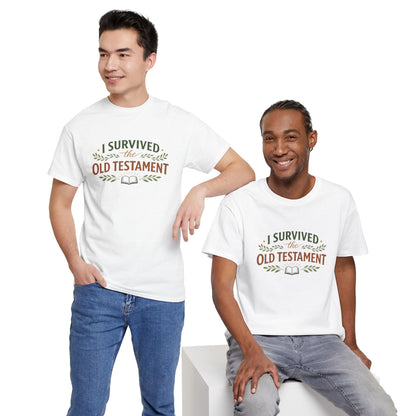 I Survived the Old Testament Tee – Funny Christian Bible Study Shirt