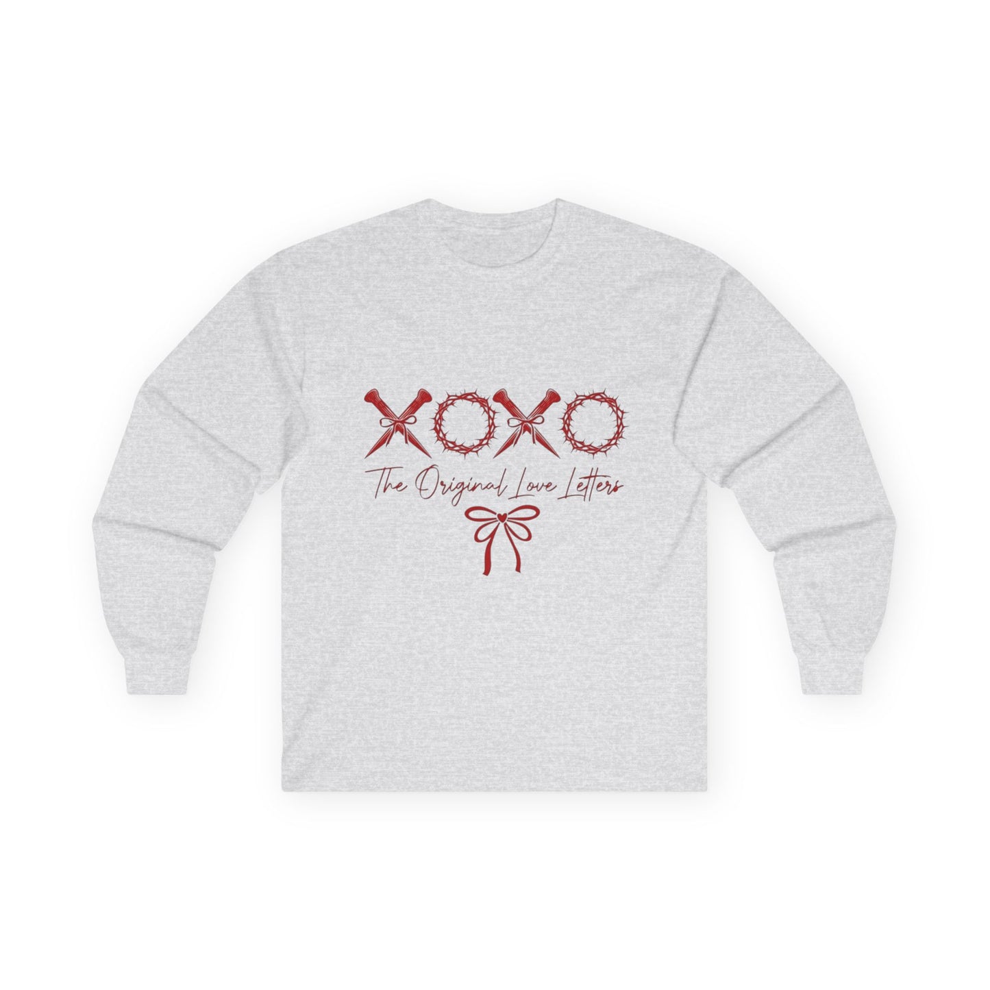 Long Sleeve Tee — XOXO 'The Original Love Letters' Valentine's Graphic Shirt