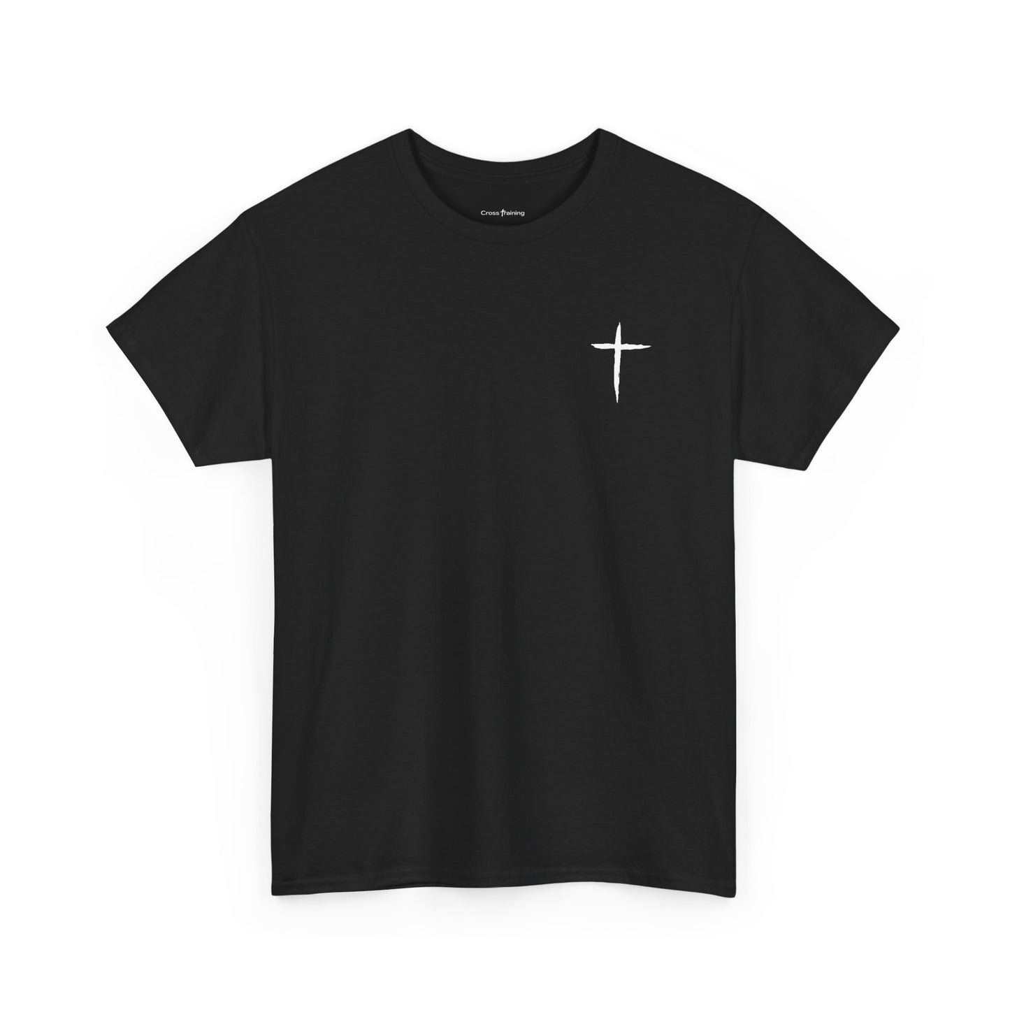 Christian Cross Tee — "May Heavenly Things Constantly Interrupt Our Earthly Things" Inspirational T‑Shirt