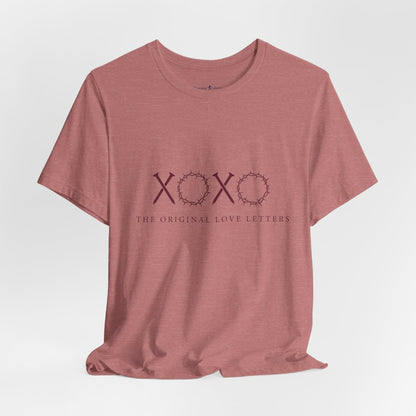 XOXO Floral Tee — "The Original Love Letters" Valentine's Graphic T-Shirt