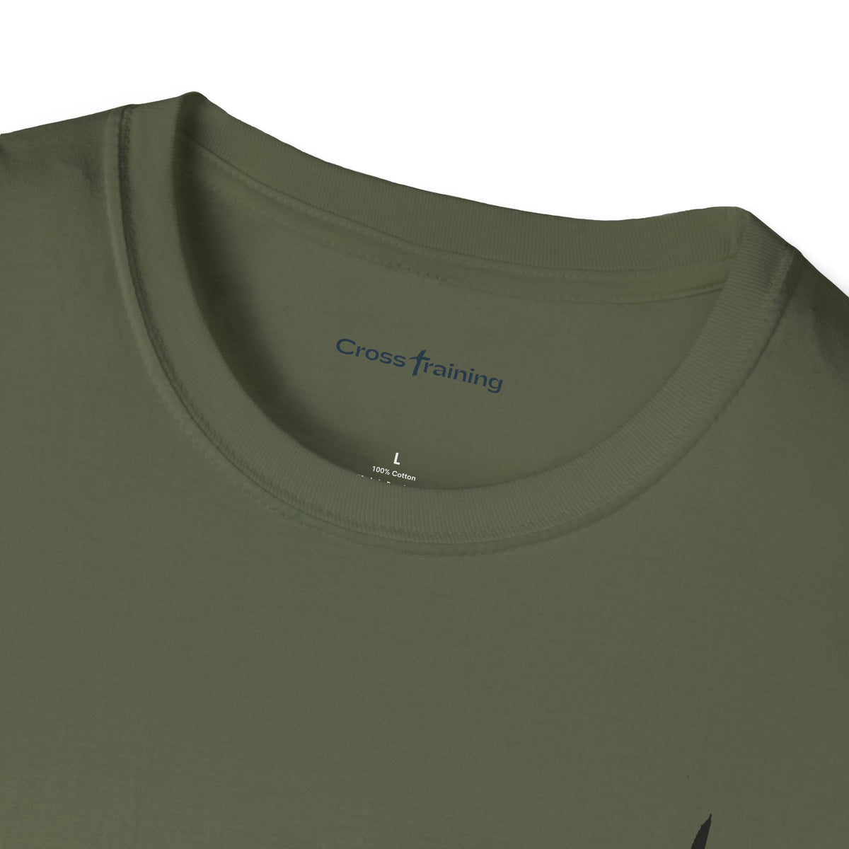 Minimal Cross T-Shirt – Small Chest Christian Cross Tee