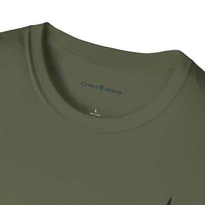 Minimal Cross T-Shirt – Small Chest Christian Cross Tee