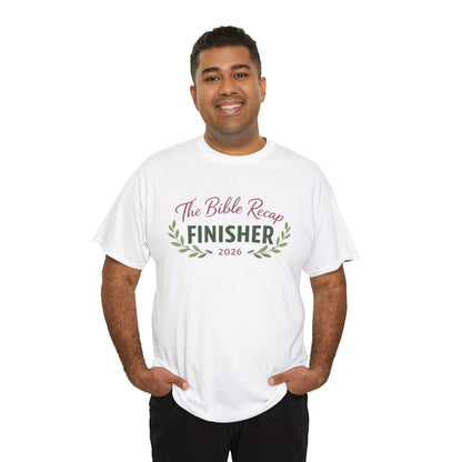 Bible Recap Finisher 2026 T-Shirt — Faith Journey Graduation Tee