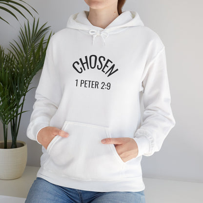 Chosen Hoodie | 1 Peter 2:9 Christian Sweatshirt, Unisex Faith Apparel, Spiritual Gift, Cozy Religious Hoodie