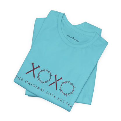 XOXO Floral Tee — "The Original Love Letters" Valentine's Graphic T-Shirt