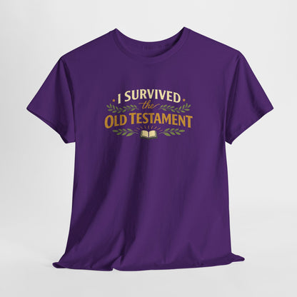 I Survived the Old Testament Tee — Funny Christian T-Shirt