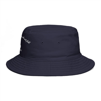 Bucket Hat — Psalm 46:5 Faith Ribbon Bucket Hat (God Is Within Her)
