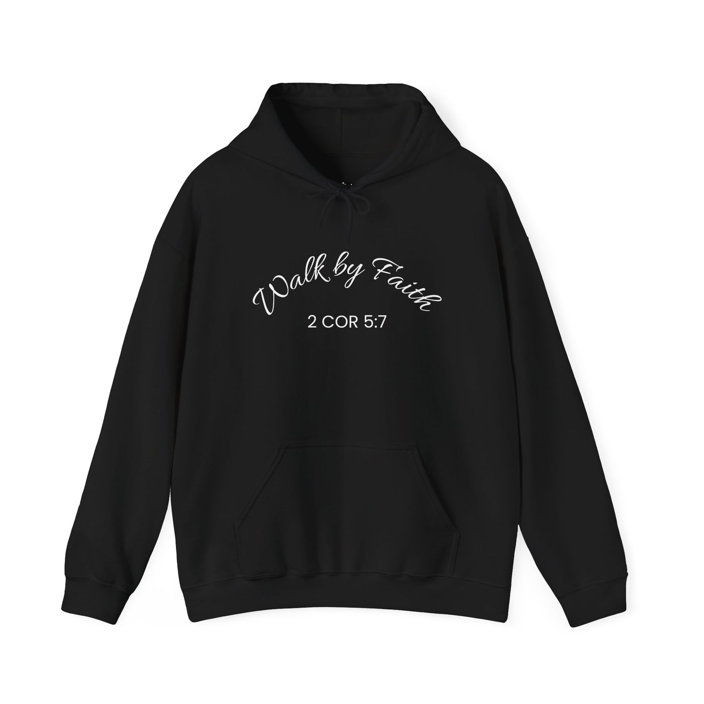 Faith-Inspired Unisex Hoodie, Walk By Faith Sweatshirt, Cozy Faith Sweatshirt, Inspirational Gift for Her, Everyday Faith Apparel
