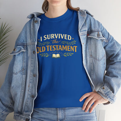 I Survived the Old Testament Tee — Funny Christian T-Shirt