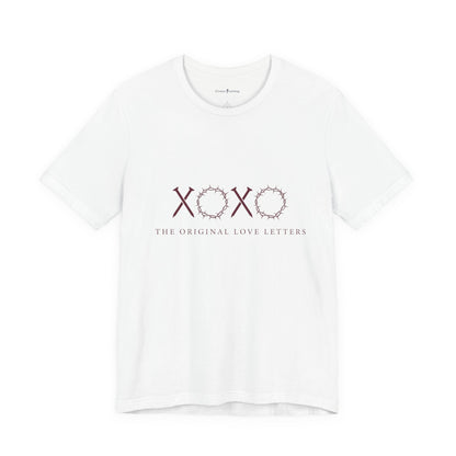 XOXO Floral Tee — "The Original Love Letters" Valentine's Graphic T-Shirt