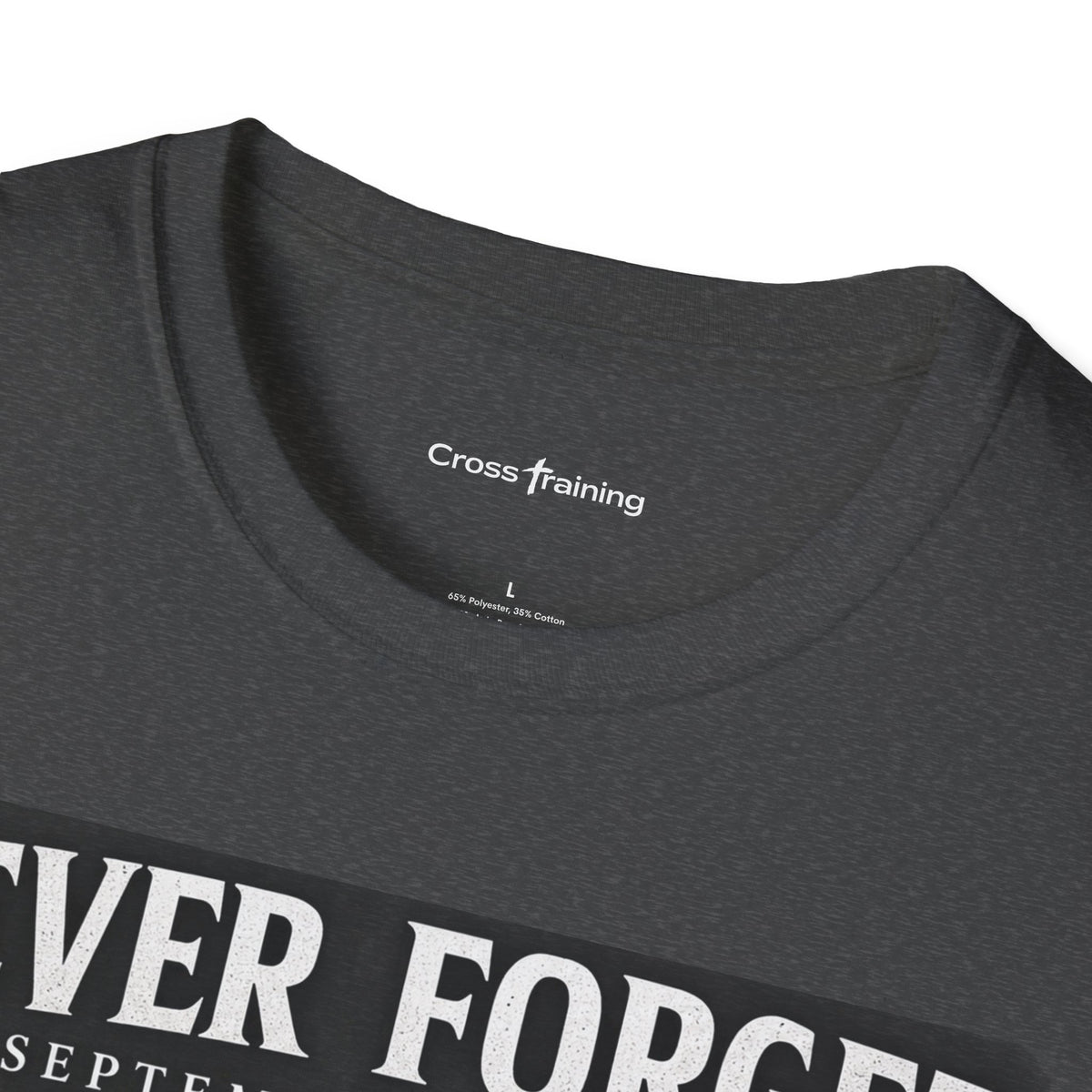 Never Forget 9/11 Memorial T-Shirt — American Flag & Eagle Tribute