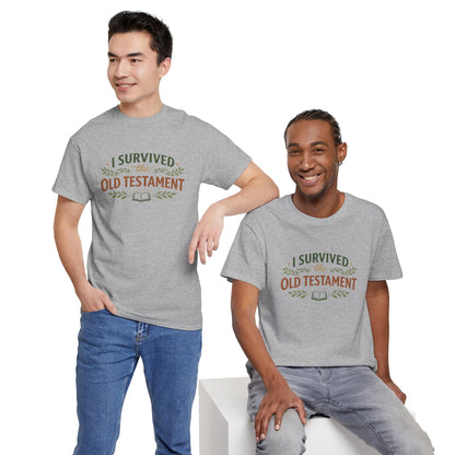 I Survived the Old Testament Tee – Funny Christian Bible Study Shirt