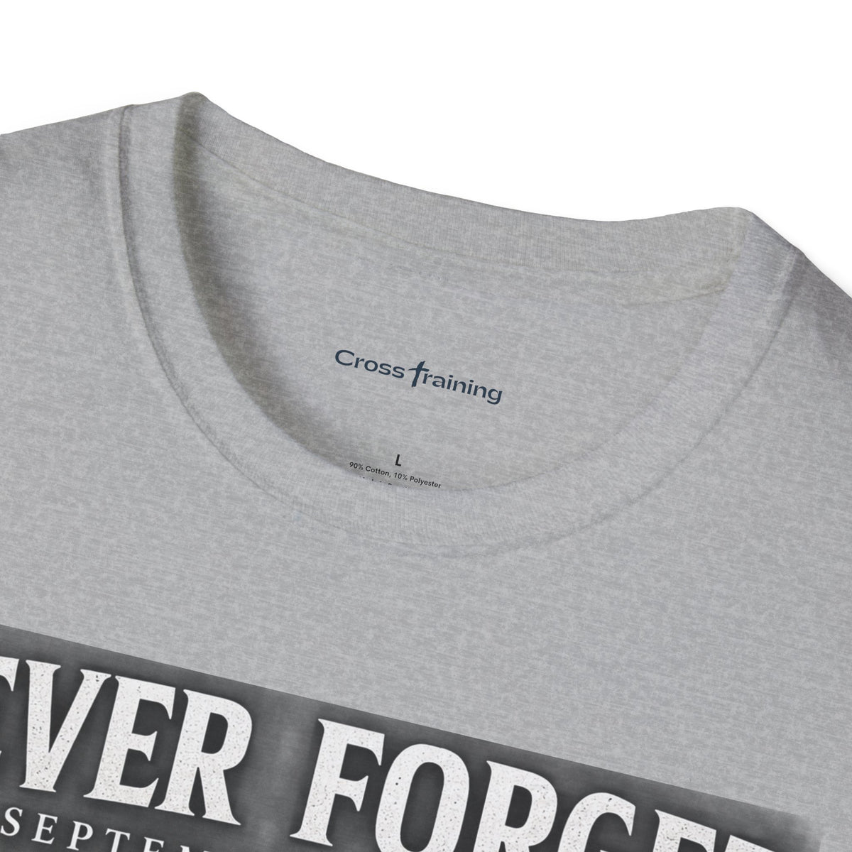 Never Forget 9/11 Memorial T-Shirt — American Flag & Eagle Tribute