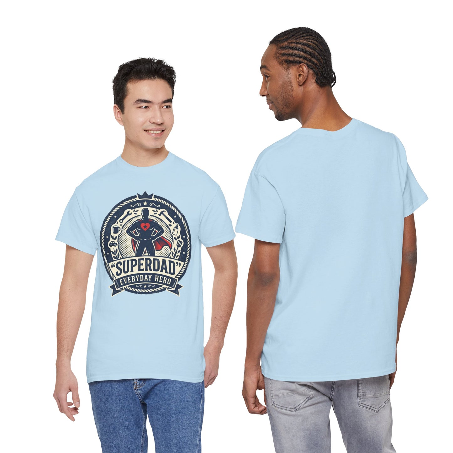 Superdad Everyday Hero T-Shirt — Father’s Day Retro Superhero Tee