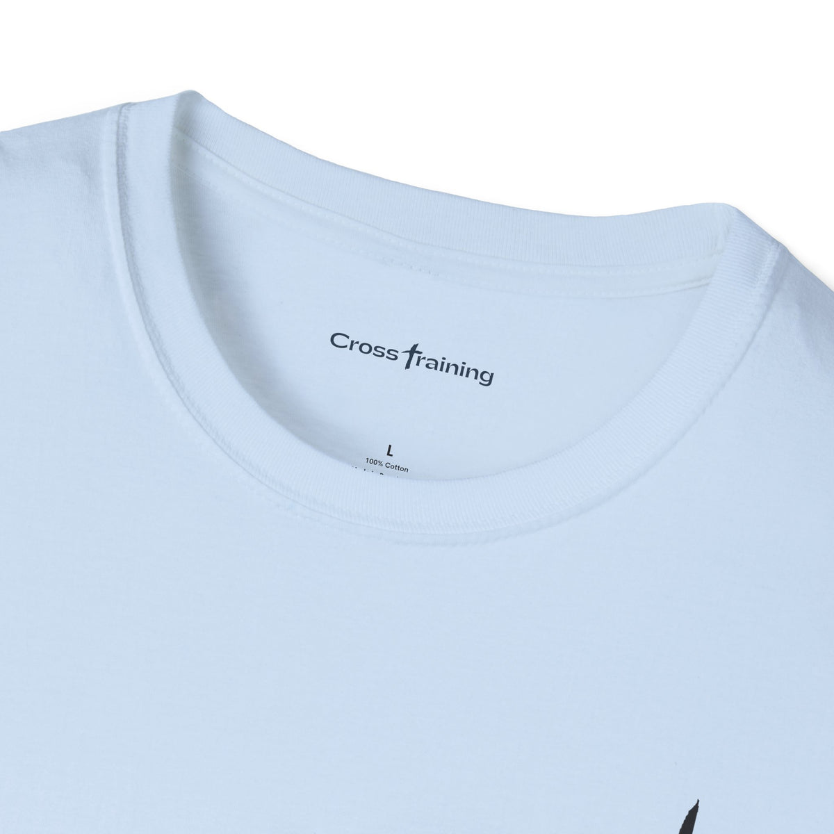 Minimal Cross T-Shirt – Small Chest Christian Cross Tee