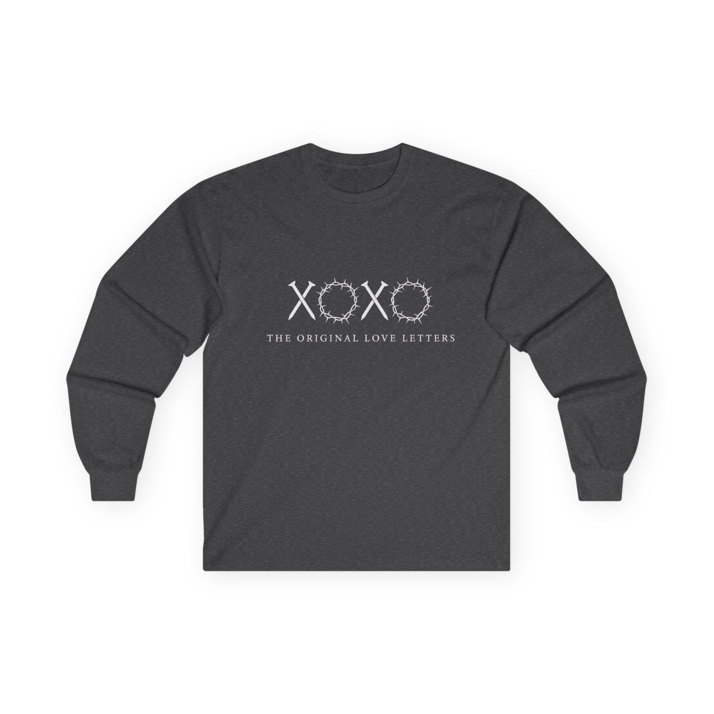 XOXO Barbed Wire Long Sleeve Tee — "The Original Love Letters" Graphic Shirt