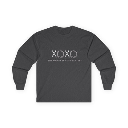 XOXO Barbed Wire Long Sleeve Tee — "The Original Love Letters" Graphic Shirt