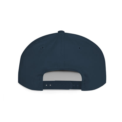 Flat Bill Snapback Hat — "The joy of the Lord is my strength" (Nehemiah 8:10)