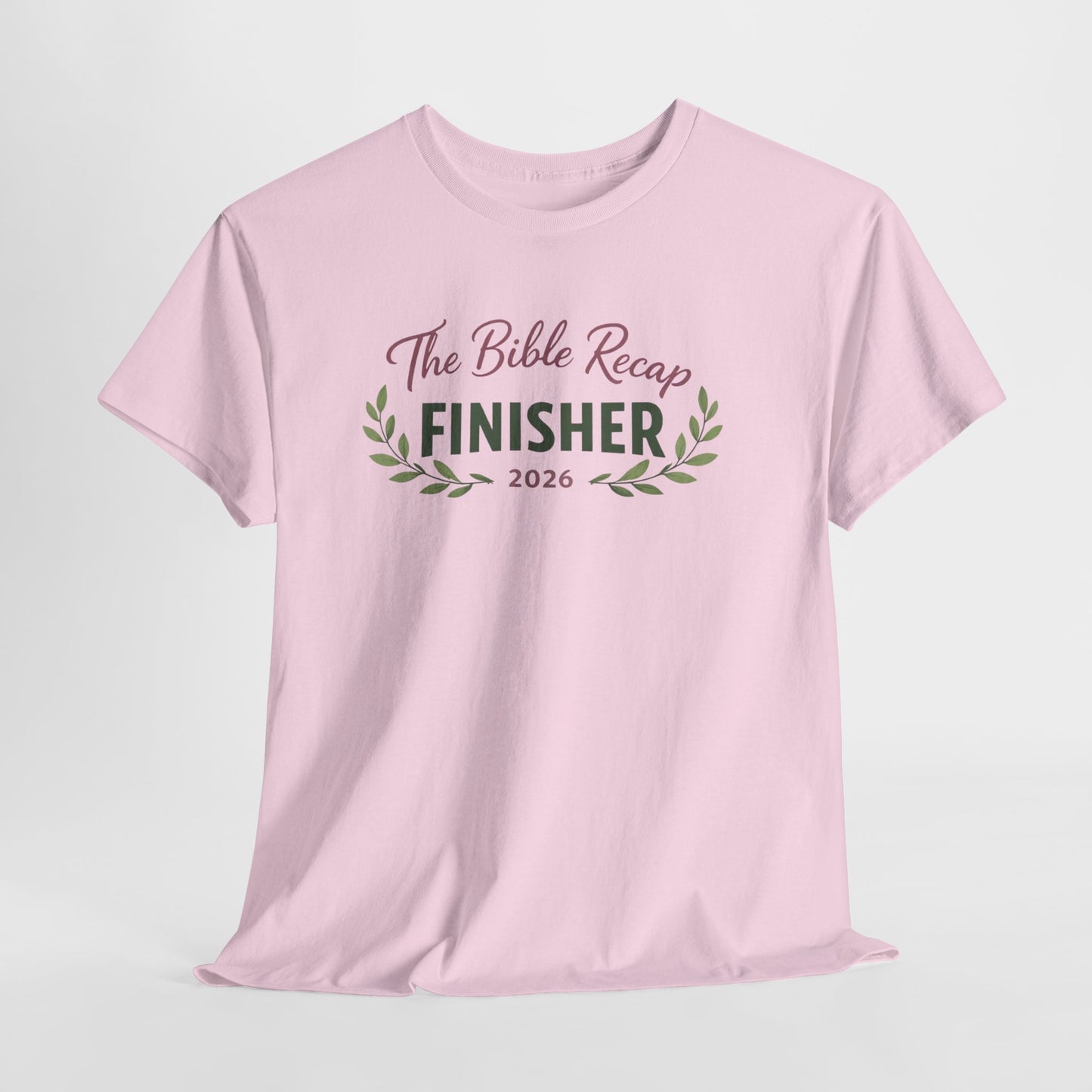 Bible Recap Finisher 2026 T-Shirt — Faith Journey Graduation Tee
