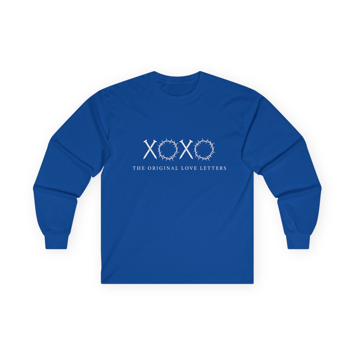 XOXO Barbed Wire Long Sleeve Tee — "The Original Love Letters" Graphic Shirt