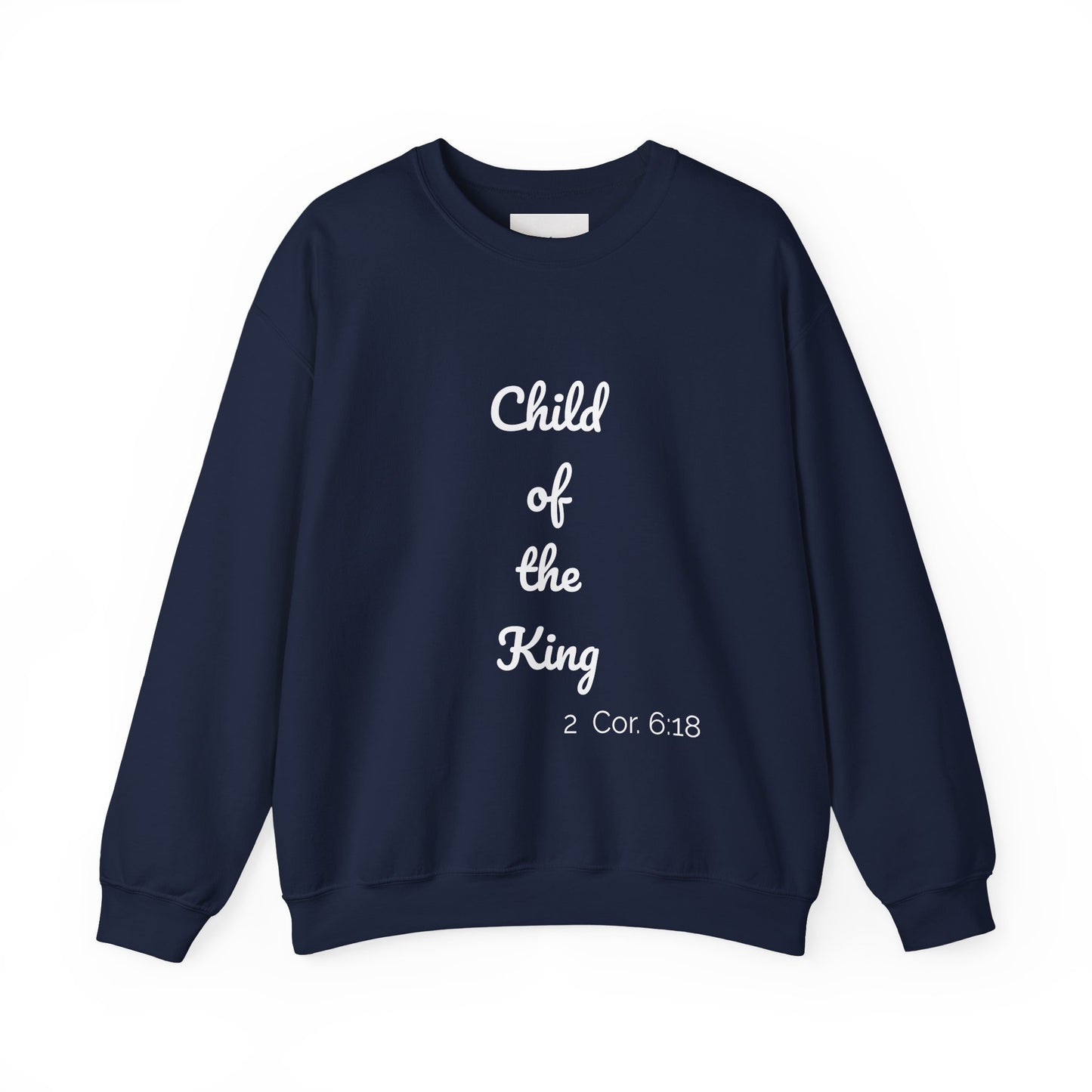 Child of the King Crewneck Sweatshirt | Inspirational Gift, Faith Apparel, Cozy Fashion, Christian Sweatshirt, Unisex Clothing