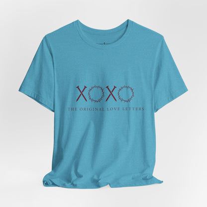 XOXO Floral Tee — "The Original Love Letters" Valentine's Graphic T-Shirt