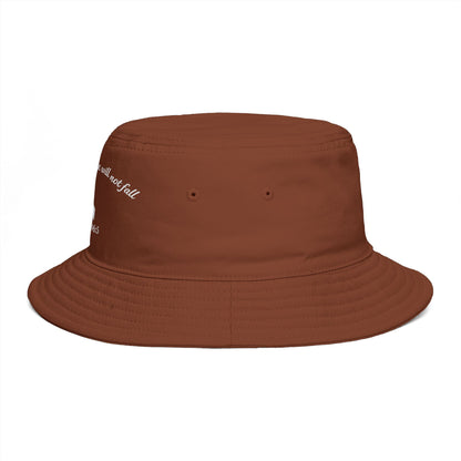 Bucket Hat — Psalm 46:5 Faith Ribbon Bucket Hat (God Is Within Her)