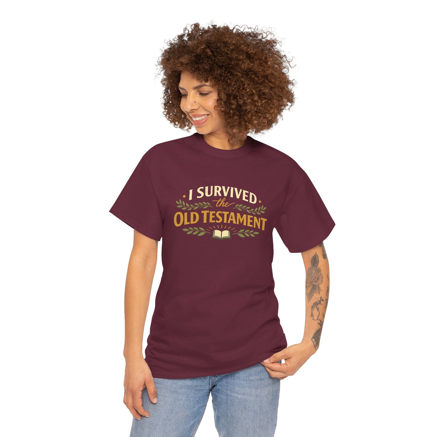 I Survived the Old Testament Tee — Funny Christian T-Shirt
