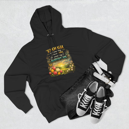 Enough — Inspirational Christian Hoodie with Scripture (Ephesians)
