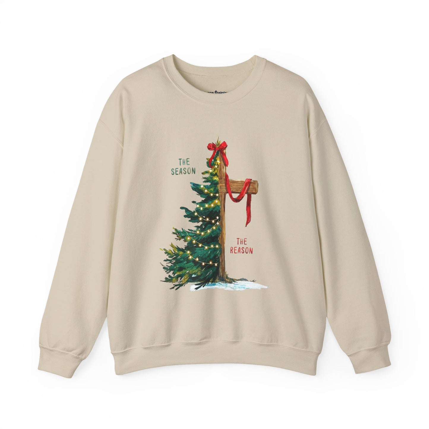 Holiday Mailbox Christmas Sweatshirt — "Tis the Season" Crewneck