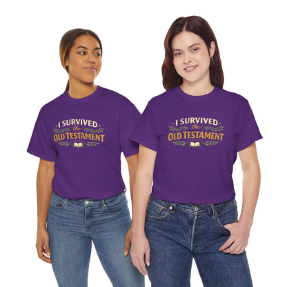 I Survived the Old Testament Tee — Funny Christian T-Shirt