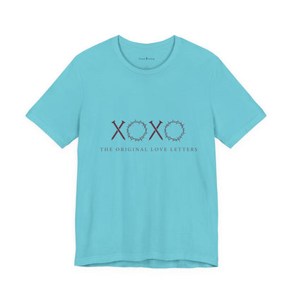 XOXO Floral Tee — "The Original Love Letters" Valentine's Graphic T-Shirt